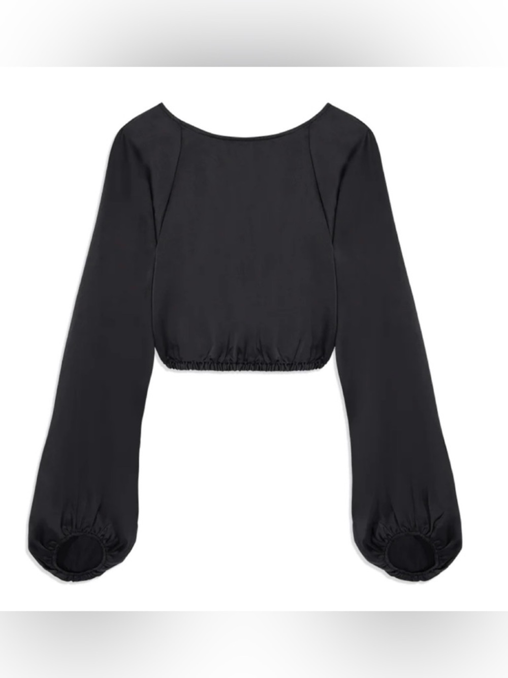 WeWoreWhat Cropped Long Sleeve